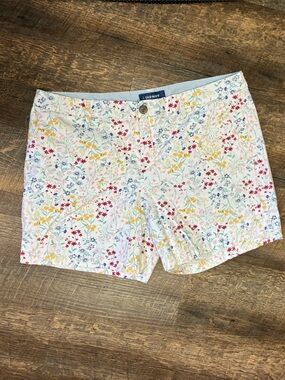 Old Navy White Floral Print Girls' Shorts